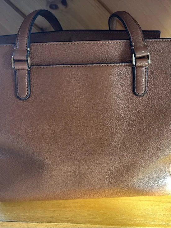kate spade Brown Leather Tote with Top Handles - Picture 3 of 8